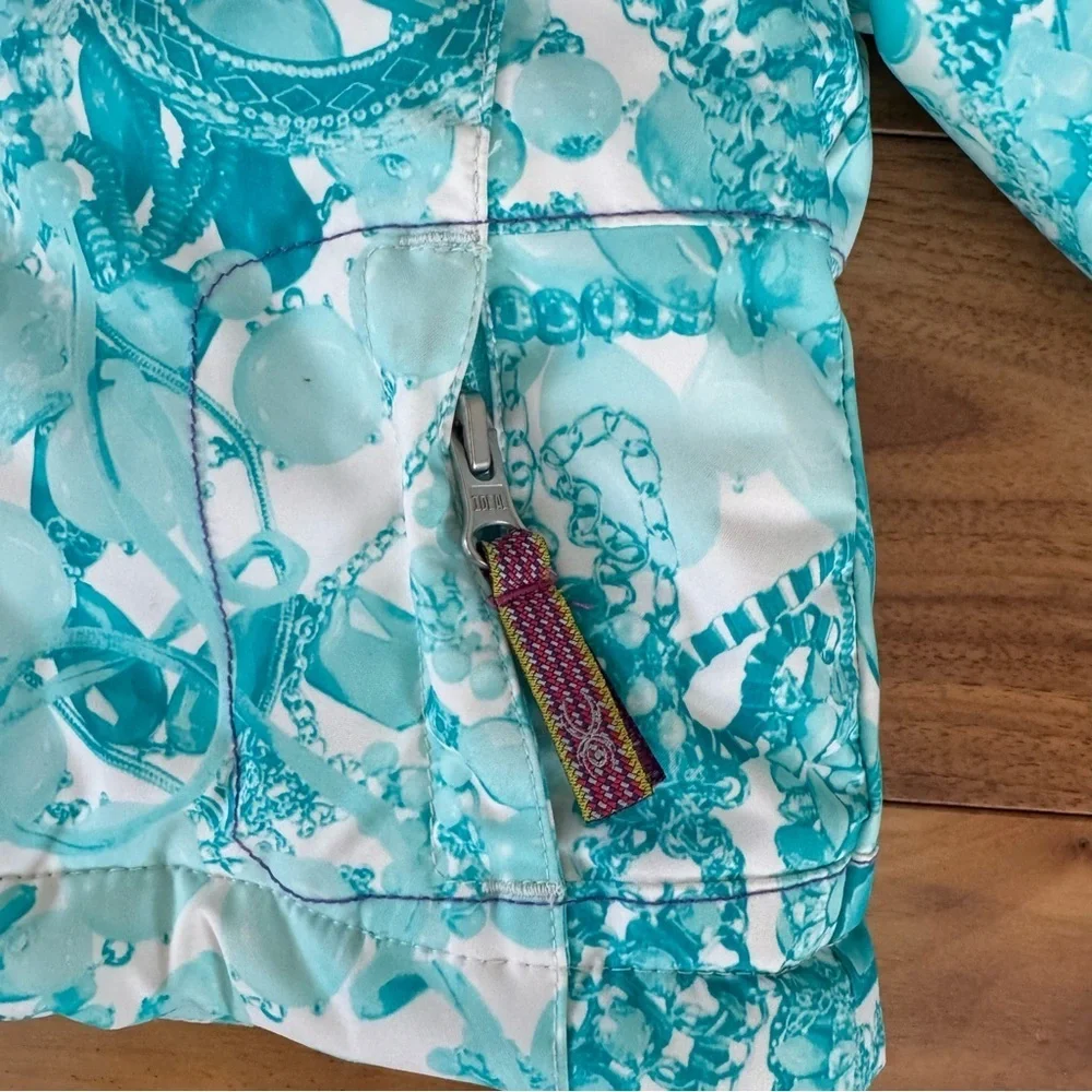 Spyder girls Bitsy Glam Insulated Ski Snow winter jacket size 2